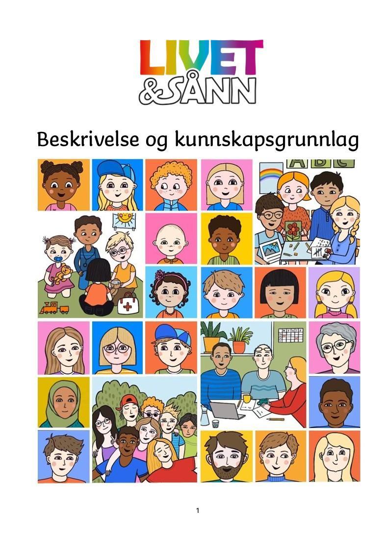 Skjermbilde av forsida til kunnskapsgrunnlaget. - Klikk for stort bilete