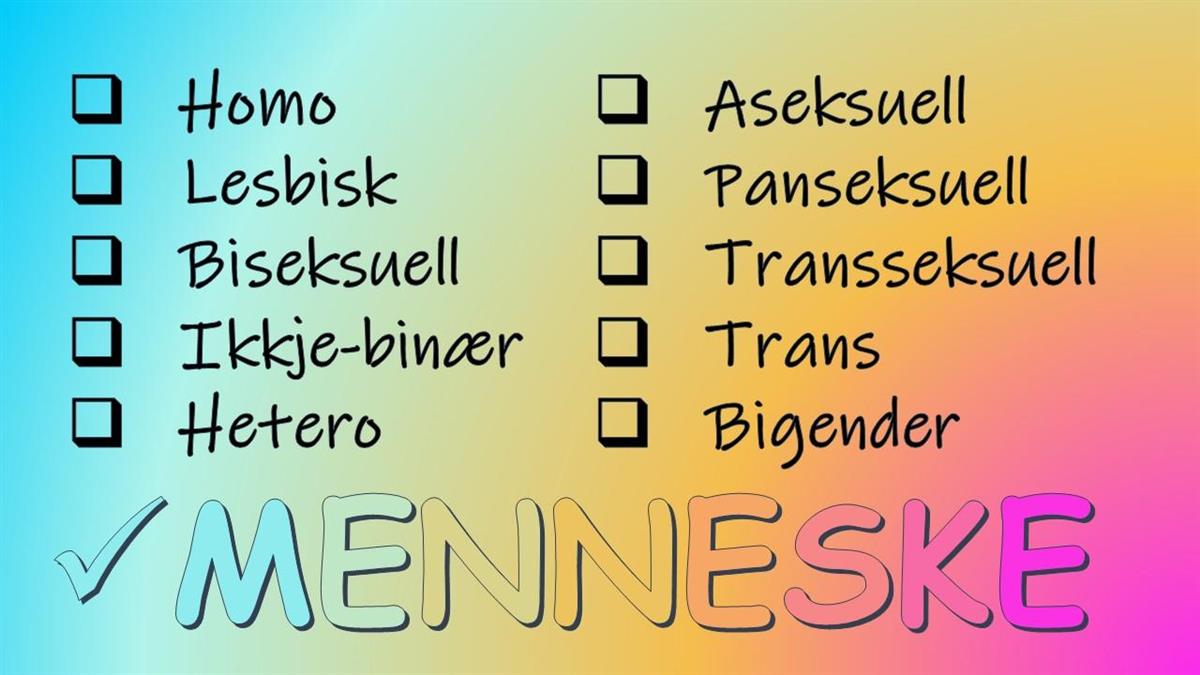 Alle er mennesker - Klikk for stort bilete
